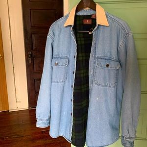 Jean Jacket with corduroy collar